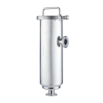 Пищевой фильтр нержавеющий угловой, под Clamp, DN40 TLFA40CL-S TITAN LOCK
