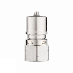 БРС серия B, ISO 7241-B, ниппель, нерж. сталь 304, 3/8in TL3BM-S TITAN LOCK