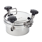 Люк круглый под давление нержавеющий DN200, пласт.ручки, TLTK200SHP TITAN LOCK