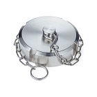 Молочная гайка глухая с цепочкой SMS 1 1/4" нерж. 304 TL1.1/4NBCHS-S TITAN LOCK