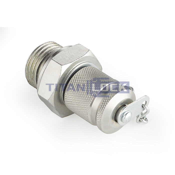 Точка контроля давления, резьба BSP 1/8-М16Х1,5, TL1/8PСP1,5 TITAN LOCK