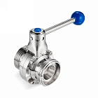 Кран шаровый нержавеющий (AISI304) DN65, типа резьба-резьба, DIN TLHBV065THS TITAN LOCK