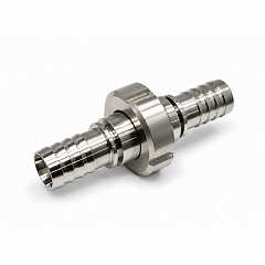 Молочная муфта под рукав, DIN 11851, DN20, нерж. 304, упл. Silicon, VK-TL20MCS-SIL TITAN LOCK