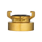 Универсальное соединение для воды NEPTUN (GEKA) с внутренней резьбой BSP 1", латунь, TLNPF1-BR TITAN LOCK