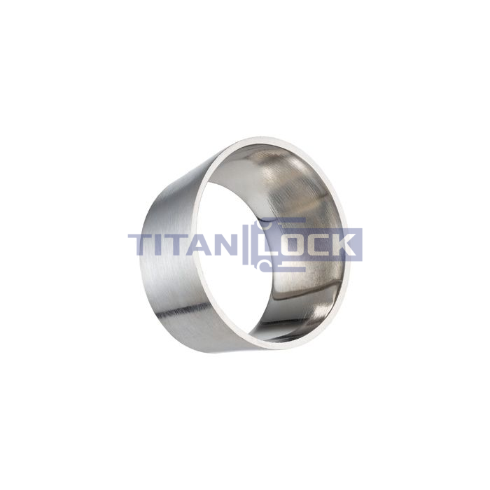Переходник эксцентрический приварной, DN 40 x DN 25, нерж. сталь 316, TLWER40-25SS TITAN LOCK