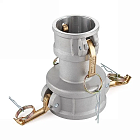Камлок алюминиевый тип DD (переходник розетка 3" х розетка 4"), TL3040DDAL TITAN LOCK