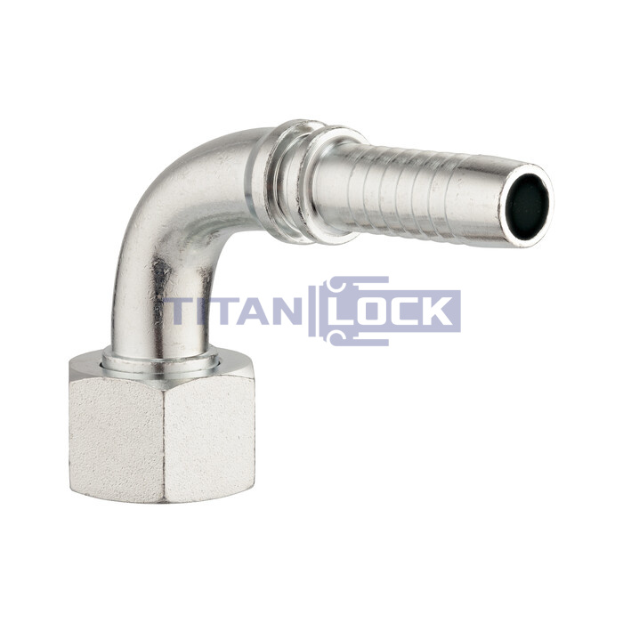 Фитинг DN 06 DK (Г) M14X1.5 (90), TL-DK06F14X1.5-90 TITAN LOCK