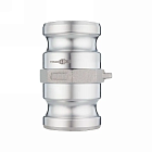 Камлок алюминиевый тип AA (переходник ниппель 1,5" х ниппель 1,5"), TL150AAAL TITAN LOCK