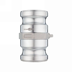 Камлок алюминиевый тип AA (переходник ниппель 1,5" х ниппель 1,5"), TL150AAAL TITAN LOCK