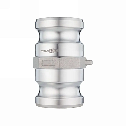 Камлок алюминиевый тип AA (переходник ниппель 3" х ниппель 3"), TL300AAAL TITAN LOCK
