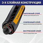 МБС рукав "SURGUT", внутр. диам. 100мм, -25C, 10bar, NBR, н/в, 4in, TL100SR TITAN LOCK