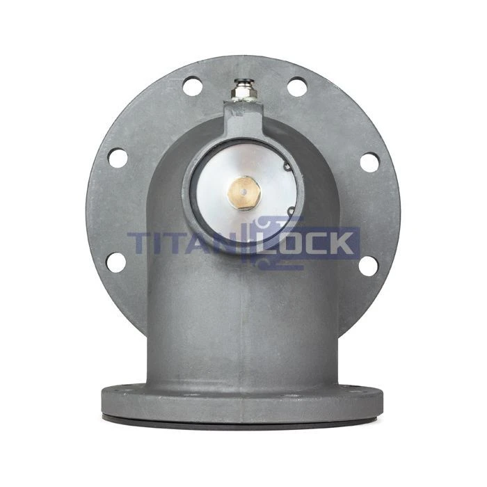 4Пневматический донный клапан, круглый фланец, алюминий, 5in, TL500PBV-C TITAN LOCK
