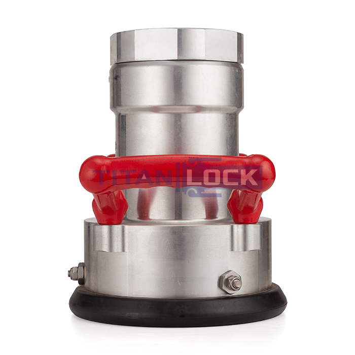 Соединение ZEVS ("сухой" разъем) розетка, 4in, BSP, материал алюм. TLDDC400-AL TITAN LOCK