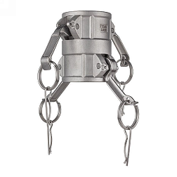 Камлок нержавеющий тип DD (переходник розетка 3" х розетка 3"), AISI316, TL300DDSS TITAN LOCK