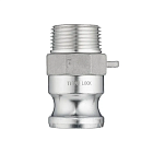 Камлок алюминиевый тип F ниппель, наруж. резьба NPT 2 1/2", TL250FALN TITAN LOCK