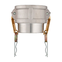Камлок алюминиевый тип B розетка, наруж. резьба BSP 5", TL500BAL TITAN LOCK