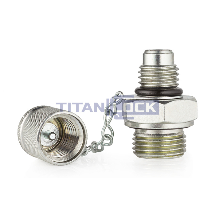 Точка контроля давления, резьба BSP 1/8-М16Х1,5, TL1/8PСP1,5 TITAN LOCK