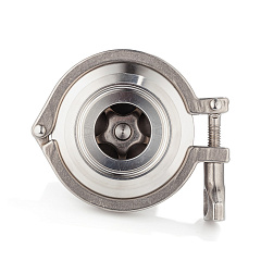 Обратный клапан нержавеющий (AISI304) DN65, типа clamp-clamp TLCV065CLS TITAN LOCK
