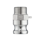 Камлок нержавеющий тип F серия "EcoLine" ниппель, наруж. резьба BSP 2 1/2", AISI304, TL250FSS-EL TITAN LOCK