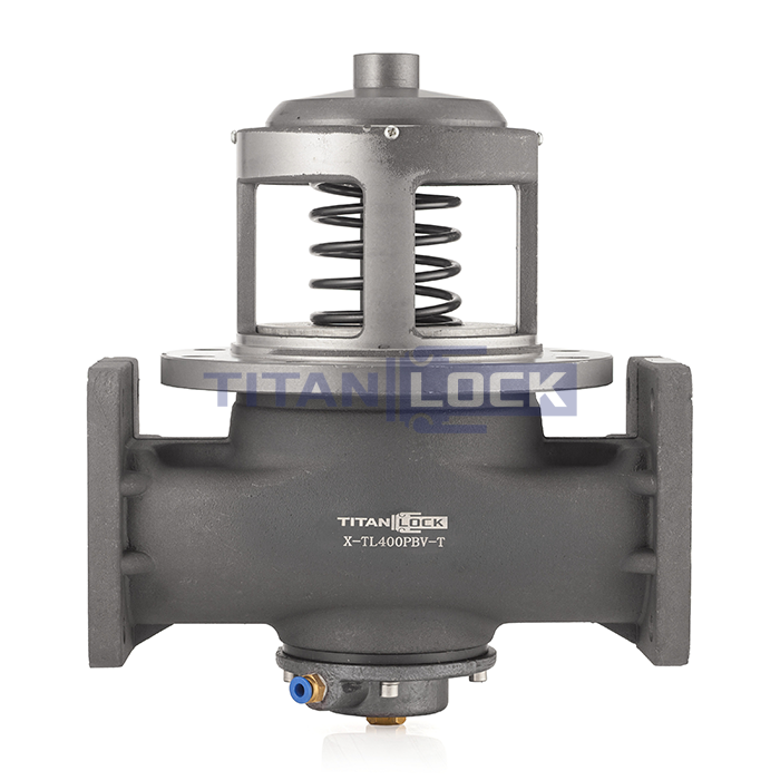 Пневматический донный клапан, Т-образный, алюминий, 4in, TL400PBV-T TITAN LOCK