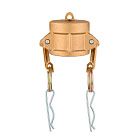 Камлок латунный тип DC, заглушка для ниппеля 1 1/4", TL125DCBR TITAN LOCK