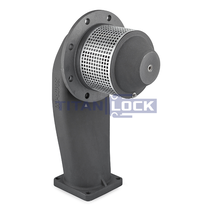 Пневматический донный клапан, низкопрофильный, алюминий, 4in, TL400PBV-L TITAN LOCK
