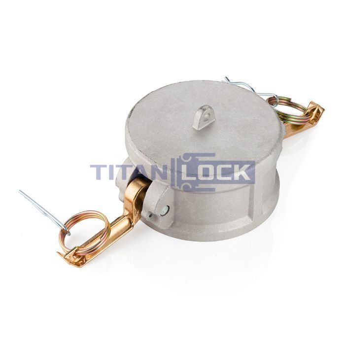 Камлок алюминиевый тип DC, заглушка для ниппеля 4", TL400DCAL TITAN LOCK