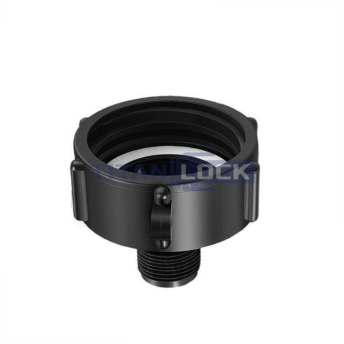 Переходник на Еврокуб наруж.резьба, S60x1 1/4 BSP, полипроп., TLEC60x1.1/4AE TITAN LOCK