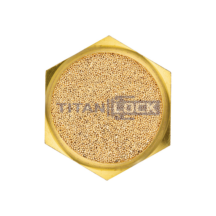 Пневмоглушитель, наруж.резьба 3/8", латунь, тип BSLM, TLP-BSLM-03 TITAN LOCK