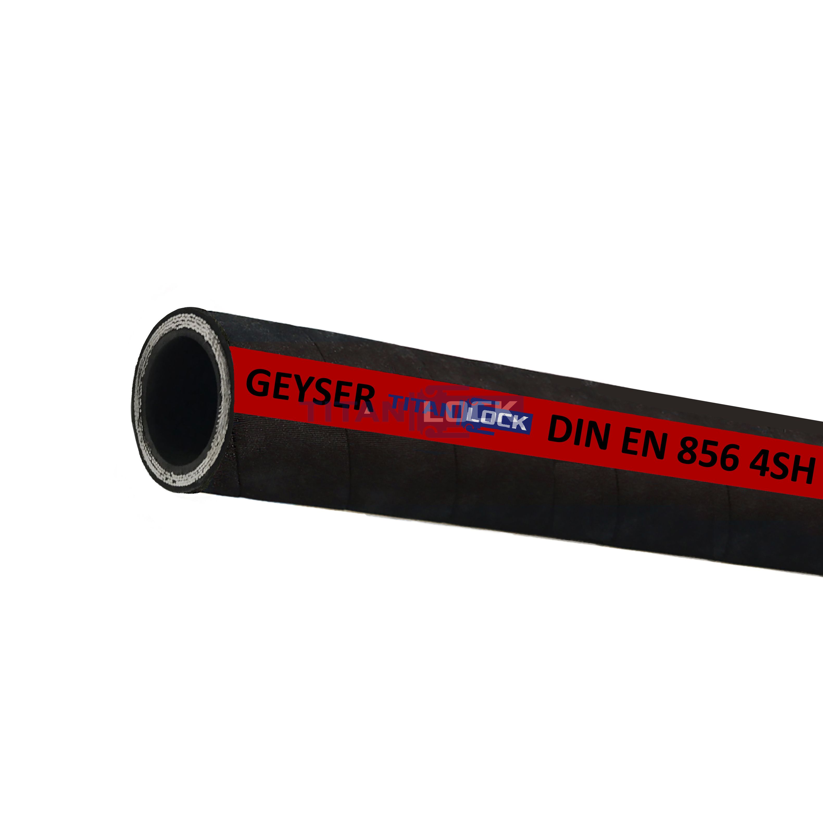 4Рукав высокого давления GEYSER 4SH EN856, внутр.диам. 38мм, TLGY038-4SH TITAN LOCK