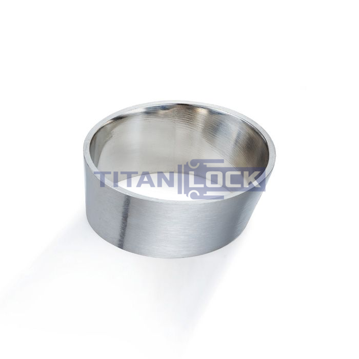 Переходник эксцентрический приварной, DN 40 x DN 25, нерж. сталь 316, TLWER40-25SS TITAN LOCK