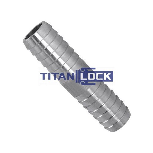 Соединитель для шлангов типа «ёлочка», 3/4", оцинкованная сталь TL3/4HM TITAN LOCK