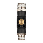 Фитинг прямой с краном, резьба 1/4", пластик, тип HVSS, TLP-HVSS02 TITAN LOCK