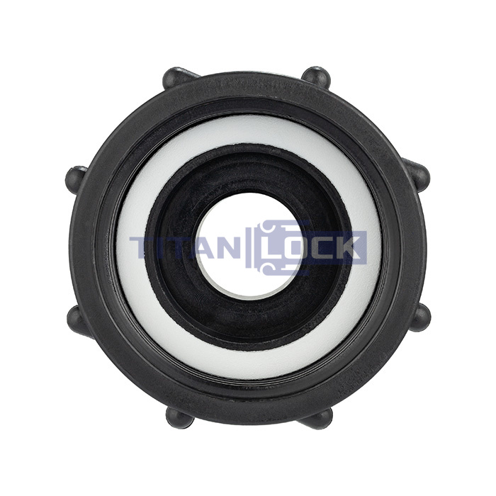 Переходник на Еврокуб под шланг S60x2, полипроп., TLEC2AH TITAN LOCK