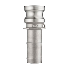 Камлок нержавеющий тип E, ниппель с хвостовиком 3/4", AISI316, TL75ESS316 TITAN LOCK