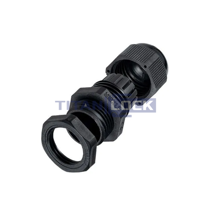 Зажим для кабеля (на датчик перелива), пластиковый, М18х1.5, TLM18X1,5P TITAN LOCK