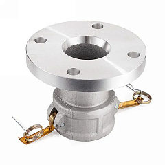 Камлок алюминиевый тип FC, розетка с фланцем 4", TL400FCAL TITAN LOCK