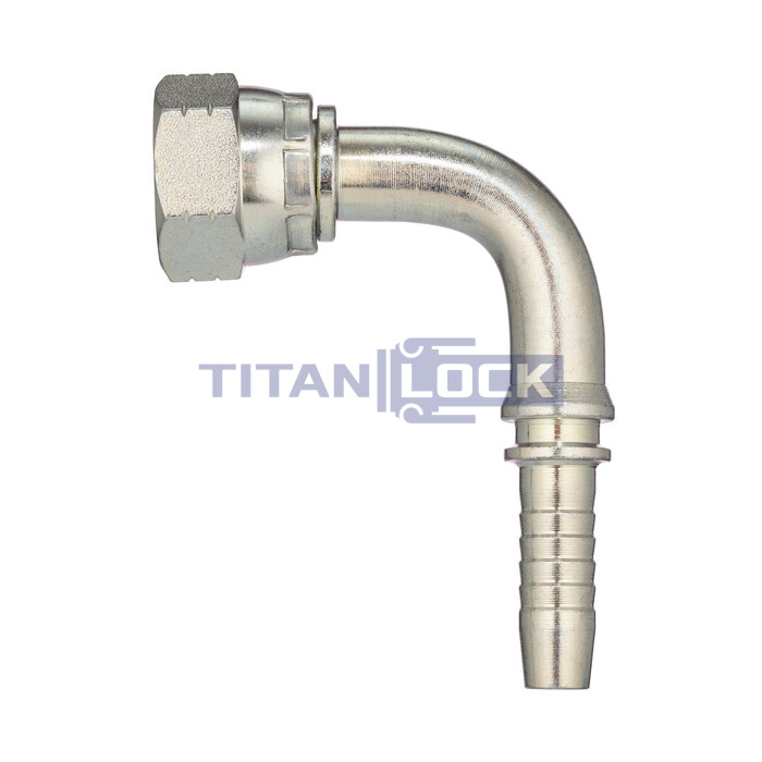Фитинг DN 06 JIC (Г) 9/16" (90), TL-JIC06F9/16-90 TITAN LOCK
