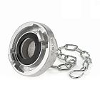 Cоединение типа Storz, заглушка с крепежной цепью, KA=66, алюминий TLSTORZ66 TITAN LOCK