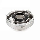 Cоединение типа Storz с наруж. резьбой, 1 1/2", KA=52, алюминий, TLSTORZ52M1.1/2 TITAN LOCK