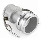 Камлок нержавеющий тип DА (переходник розетка 2" х ниппель 4"), TL2040DASS TITAN LOCK