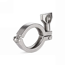 Хомут CLAMP одноосевой DN25 нерж. 304, DIN TL25CLC TITAN LOCK