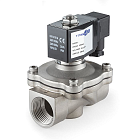 Соленоидный клапан нормально-закрытый, прямого действия, 220В, PN10, Нерж.304/FKM, DN15, TLSC15/10FK1S TITAN LOCK