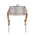 Камлок алюминиевый тип DC серия "EcoLine", заглушка для ниппеля 4", TL400DCAL-EL TITAN LOCK