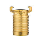 Универсальное соединение для воды NEPTUN (GEKA) с концом под рукав, 1" (25мм), латунь, TLNPH1-BR TITAN LOCK