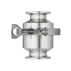 Обратный клапан нержавеющий (AISI304) DN65, типа clamp-clamp TLCV065CLS TITAN LOCK