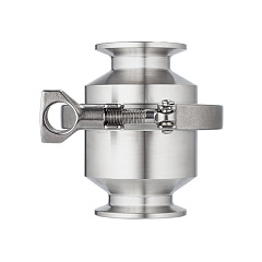 Обратный клапан нержавеющий (AISI304) DN65, типа clamp-clamp TLCV065CLS TITAN LOCK