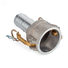 Камлок алюминиевый тип C, 2 1/2", розетка с хвостовиком под рукав 1 1/2", TL2515CAL TITAN LOCK