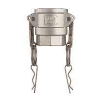 Камлок нержавеющий тип D розетка, внутр. резьба BSP 3/4", AISI304, TL75DSS TITAN LOCK