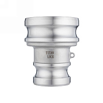 Камлок типа AA (переходник ниппель 3" х ниппель 2"), нерж. 316, TL3020AASS TITAN LOCK